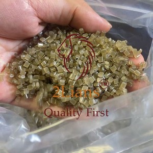 เม็ดพลาสติกรีไซเคิล PET เกรด C สีชา มาตรฐานเกรดสำหรับการผลิตเส้นด้าย/ใยสังเคราะห์ แหล่งกำเนิดจากญี่ปุ่น ปริมาณขั้นต่ำ 25 ตัน - Product Image 1