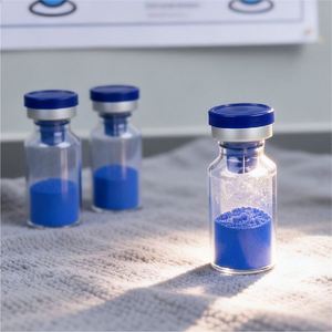 Vente en gros de peptides cosmétiques GHK Cu Blue Copper en flacons, poudre de haute pureté pour le raffermissement du corps, expédition sécurisée, en stock - Product Image 5
