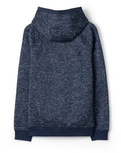 Veste polaire légère à capuche bleu marine pour homme 2026 avec doublure Sherpa, fermeture éclair, style décontracté pour l'automne, faible MOQ - Product Image 4