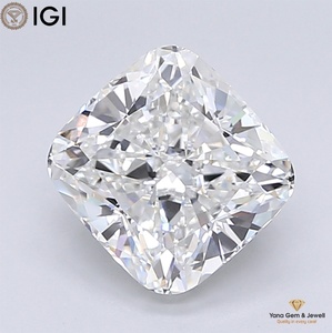 Listo para Configuración Personalizada, Certificado IGI, Color E, Claridad VVS1, Forma de Cojín, Diamante Cultivado en Laboratorio CVD, 2.50 Quilates - Product Image 1