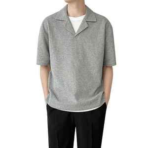Polo d'extérieur pour homme en tissu respirant et confortable, à manches courtes, pour un style de vie actif, vêtements décontractés, fournisseur de marques privées - Product Image 6