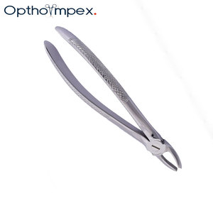 Forceps chirurgicaux dentaires à poignée ergonomique, conception de mâchoire de précision, en acier inoxydable, certifiés CE, haute qualité, Classe I, pour usage buccal - Product Image 4
