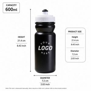 Bouteille d'eau sport personnalisée avec logo 600 ml (20 oz) – Cadeaux promotionnels en gros, kits cadeaux d'entreprise personnalisés pour événements - Product Image 2