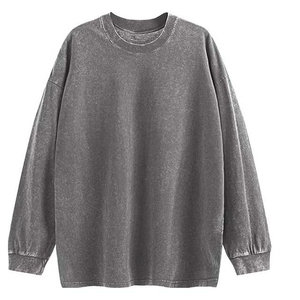 Sudaderas Casuales de Invierno de Alta Calidad y Peso Ligero, Lavado Ácido, Corte Regular, Nueva Moda, Color Sólido para Hombre con Servicios OEM - Product Image 3