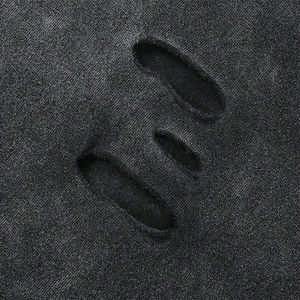 Camisetas de Cuello Redondo de Algodón de Alta Calidad para Hombre, Talla Grande, Tejido de Punto, Estilo Desgastado, Lavado al Sol, Estilo Urbano, Tela de 180 Gramos - Product Image 4