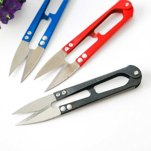 Spring Scissor 10PCS Color U-Shaped Thread Cutting Head Yarn Cutting <b>Cross</b> Stitch Spring Scissors U Shaped Scissor <b>Top</b> Quality - Product Image 5