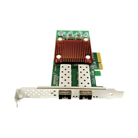 Carte réseau optique 10GbE, double ports SFP+ 10GbE PCIE X4 avec puce GRT G710G2