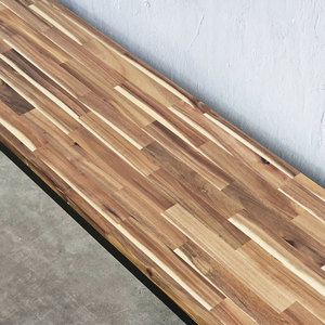 Encimera de Madera de Acacia para Isla de Cocina y Baño, Diseño Moderno, Resistente al Agua, Ecológica, Forma Cuadrada - Product Image 6