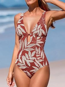 ชุดว่ายน้ำคอวีพิมพ์ลายตามสั่ง ดรอปชิปปิ้ง เสื้อผ้าผู้หญิง ชุดชายหาดฤดูร้อน - Product Image 2