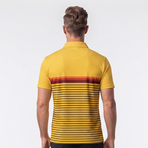 เสื้อโปโลกอล์ฟสำหรับผู้ชายระดับพรีเมียม ระบายอากาศได้ดี เสื้อโปโลน้ำหนักเบาสำหรับผู้ชายสำหรับเล่นกอล์ฟ - Product Image 2