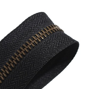 Y-Teeth Black Antique Bronze Metal <b>Zipper</b> 3#5#8 Black Open-End Metal <b>Zipper</b> - Product Image 4