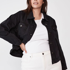 Women Denim <b>Jacket</b> Technical Fabric Jean Outerwear Performance Wear - Product Image 1