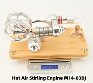 Kit <span class=keywords><strong>Moteur</strong></span> <span class=keywords><strong>Stirling</strong></span> à Air Chaud Éducatif avec Générateur d'Électricité et Lumières LED pour l'Enseignement en Classe - Product Image 6