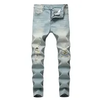 Jean décontracté classique pour homme Bigwood Sports, coupe slim, nouveau, effet vieilli, noir, léger, teint en pièce, sergé élastique
