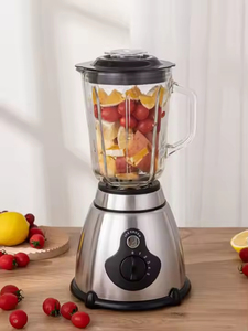 Mixeur Électrique Multifonctionnel en Acier Inoxydable, Mélangeur à Vitesse Multiple pour Smoothies, Jus, Broyage de Glace et Préparation Culinaire - Product Image 4