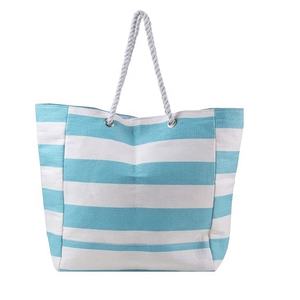 Sac fourre-tout en toile de coton bio écologique pour femmes avec fermeture à glissière pliable et durable 3L + capacité été voyage plage utilisation - Product Image 1