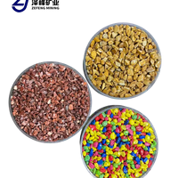 Galets de pierre naturelle pour jardin extérieur - Couleurs mélangées, finition polie, durables, écologiques, lavés à l'eau, non toxiques, gravier décoratif