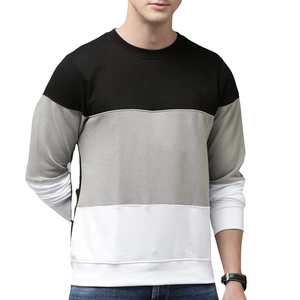 Wholesale <b>Plain</b> Custom Crewneck <b>Sweatshirt</b> Basics Cotton Blended Oversized <b>Sweatshirt</b> Blank Fleece Men <b>Sweatshirt</b> 2027 - Product Image 2