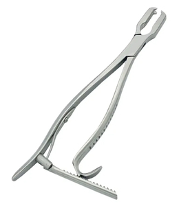 คีมจับกระดูกแบบมีตัวล็อค  เครื่องมือผ่าตัดกระดูกและข้อ  ทำจากสแตนเลส  คีมหนีบกระดูกแบบใช้มือ  เครื่องมือทางการแพทย์ - Product Image 1