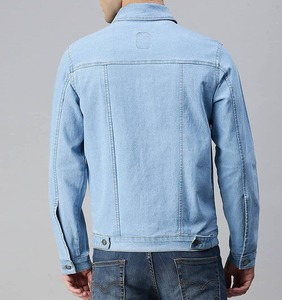 New Design Custom Plus Size <b>Winter</b> Denim <b>Jacket</b> for Men-Eco-Friendly Windproof Fashion Streetwear with Stylish <b>Running</b> Features - Product Image 6