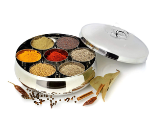Square Stainless Steel Spice <b>Box</b> <b>Herb</b> Storage Container Durable Steel Organizer Best Selling Sale - Product Image 5