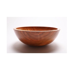Nuevos Tazones Redondos de Madera Decorativos y Ecológicos de Color Natural para Servir en Fiestas - Product Image 6