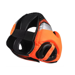 Wholesale Custom New Design <b>Head</b> Guard Professional Fighting Custom Made Premium Leather <b>Training</b> <b>Head</b> Guard - Product Image 2