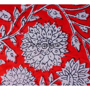Tissu en coton 100% tissé, imprimé au bloc, écologique, respirant, séchage rapide, léger, style croisé, pour vêtements, du Rajasthan - Product Image 5