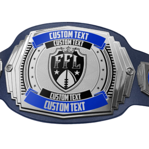 Custom Fantasy Football Championship Belt Personalized FFL Title Belt Customizable Sports Trophy - Product Image 2