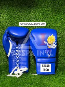 Nouveaux gants de boxe professionnels de compétition, design dernier cri, imprimé Goku, en cuir de vachette, style Winning - Product Image 2