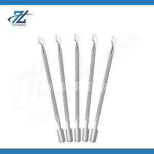 Empujador de Cutículas de Doble Cabeza de Acero Inoxidable, Herramienta Profesional para Manicura y Pedicura, Fabricante de Pakistán - Product Image 6