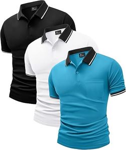 Polo personnalisé pour homme avec bordure contrastée, approvisionnement en gros, OEM, marque privée, chemise de golf avec poche, directement de l'usine - Product Image 5