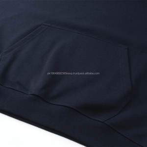 Sudadera con Capucha de Invierno al por Mayor, Personalizada, Unisex, de Algodón Grueso, con Hombros Caídos, 430 Gramos, Sin Forro, Diseño Sólido, Bordada - Product Image 5