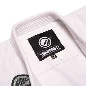 Uniforme de Jiu Jitsu Blanco Personalizado, BJJ GI Shoyorol Lote 102, Diseño Profesional para Competidores, Uniforme Panther Competitor, 100% Personalizado - Product Image 5