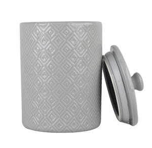 Embossed Pattern <b>Storage</b> Canister Gloss Finish Airtight Lid Premium <b>Kitchen</b> Organizer Stylish Jar With Premium Quality - Product Image 3
