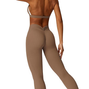 Soutien-gorge de sport personnalisé avec logo, qualité supérieure, respirant, confortable, extensible, sans couture, doux, durable, fitness - Product Image 4