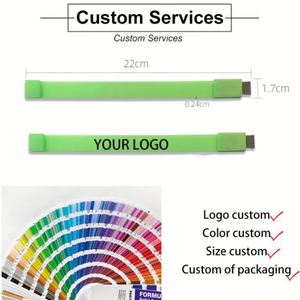 Custom <b>USB</b> <b>Flash</b> <b>Drive</b> 16GB 32GB 64GB Promotional Gift Wristbands with Logo Wrist Band Silicone Bracelet with <b>USB</b> <b>Flash</b> <b>Drive</b> - Product Image 5