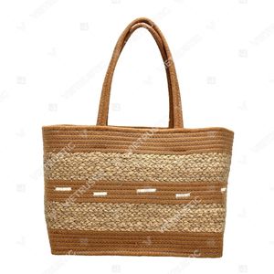 Collection de sacs fourre-tout à rayures et pompons, tissés à la main, durables, de la marque SIERRA - Product Image 5