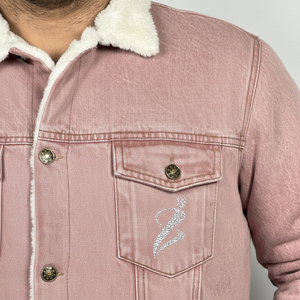 Vestes en jean en gros personnalisées, style délavé et vieilli, quatre poches, coupe ajustée confortable, nouvelle veste en jean tendance pour homme - Product Image 5