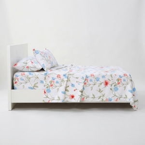 Parure de lit Morning Garden et 2 taies d'oreiller, ensemble classique 100% coton 150 fils/cm², qualité A, toutes saisons - Product Image 3