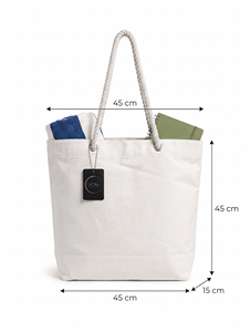 Urban <b>Tote</b> Cotton <b>Canvas</b> <b>Tote</b> Bag Magnetic Closure Twisted Rope Handle Custom Logo Branding Reusable Shopping Bag - Product Image 5