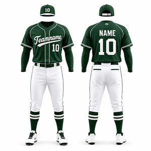 Uniforme de Béisbol Personalizado Sublimado con Botones, Unisex, de Secado Rápido y Transpirable - Product Image 5