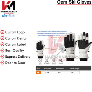 <b>Ski</b> <b>Gloves</b> Professional Winter <b>Gloves</b> Thermal Insulated Waterproof Breathable Snow <b>Gloves</b> OEM Supply - Product Image 4