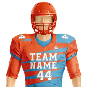 High Quality Custom Football Uniform Set Jersey <b>Pants</b> American Style Breathable Polyester <b>Mesh</b> Team Kit Sportswear Manufacturer - Product Image 4