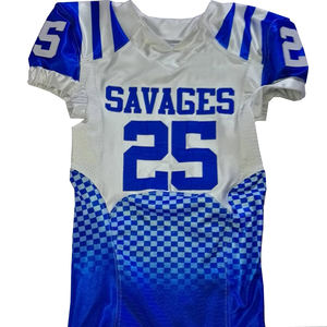 Camiseta personalizada de fútbol americano SAVAGE, alta calidad, sublimación - Product Image 1