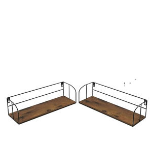 Bathroom Glass Spice <b>Rack</b> Wall Mounted Double Layer <b>Towel</b> Hanging <b>Racks</b> Floating Storage Shelves & Units - Product Image 4