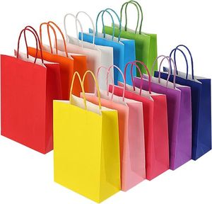 Bolsas de papel Kraft natural imprimibles a granel con asas retorcidas Fabricantes de bolsas de papel Kraft DE LA India Bolsas de compras de papel de EE. UU. - Product Image 1