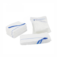 BLUENJOY Consommables Médicaux – Compresses Chirurgicales Jetables 100% Coton, Tampons Absorbants Stériles en Gaze et Éponges CE