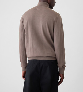 <b>Men's</b> 100% Cashmere <b>Turtleneck</b> <b>Sweater</b> Full Sleeve Knitted Solid Color Autumn Wear - Product Image 6