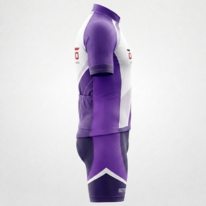 Tenue de cyclisme personnalisée, vêtements de performance, uniforme de cyclisme conçu avec un tissu extensible léger pour le cyclisme sur route et en montagne - Product Image 3